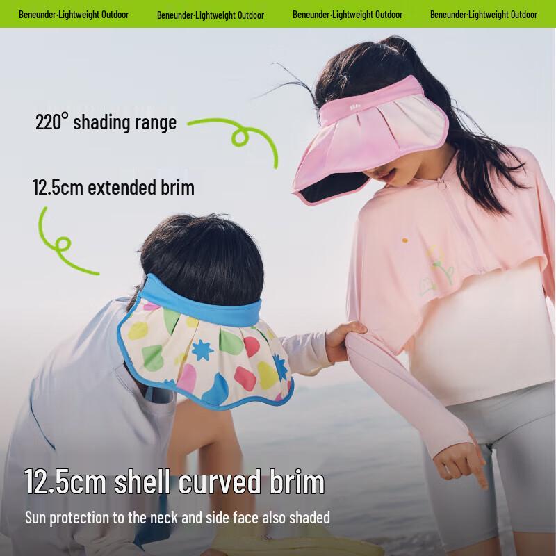 

Детская шляпа-козырек от солнца с защитой от УФ-лучей Beneunder