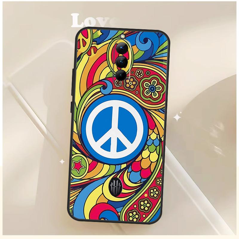 Hippie Daisy Tie-dye Flower Peace Case For ZTE Nubia Red Magic 10S 9S 8S 8 9 10 11 Pro Plus 6 7 7S 6S For RedMagic 10 Air Cover