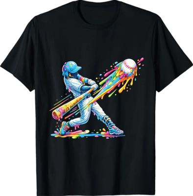 Baseball Drip Ice Cream Apparel Drip Baseball T-Shirt