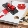 Cabinet Hinge Drilling Locator Carbide Drill Bit Door Hinge Installation Jig Quick Depth Setting 35mm for Woodworking Use
