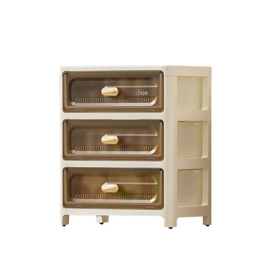 Storage Cabinet Strong Load-Bearing Heavy Duty Storage Organizer with Pulley Design Bedroom Living Room Decor