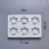 .1pc Flower Shaped Silicone Donut Mold 3D Fondant Cake Chocolate Baking Tool Non-Stick Multicavity Mould