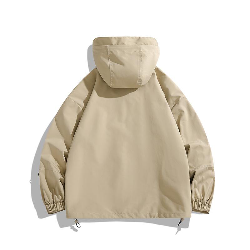 Streetwear Men's Waterproof Jacket 2025 Autumn New Breathable Fishing Camping Windproof Windbreaker Jackets Unisex Men Clothing