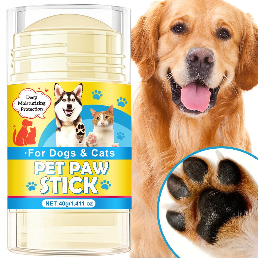 Pet Paw Stick-Soothes And Protect Pet Paws-Help With Cracked Nose And Paw Pads-For Nose And Toes, 40g