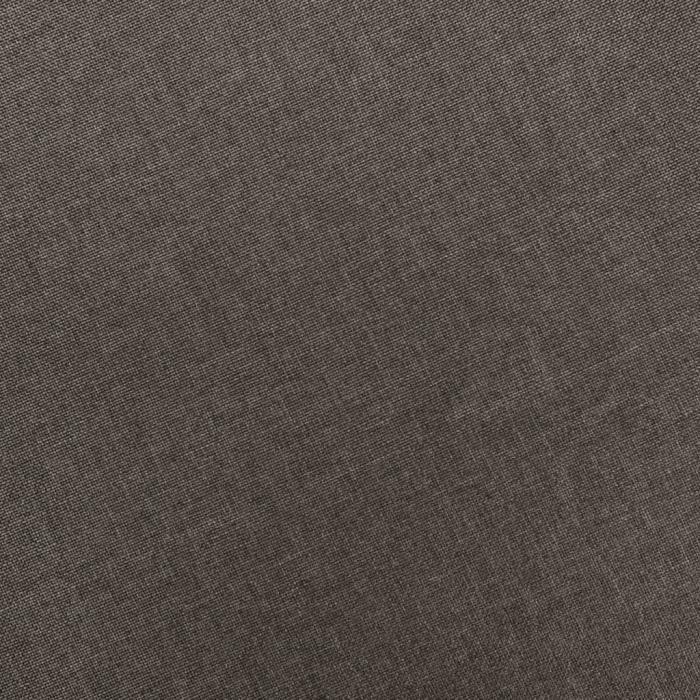 VidaXL Fauteuil avec repose-pied Taupe Tissu