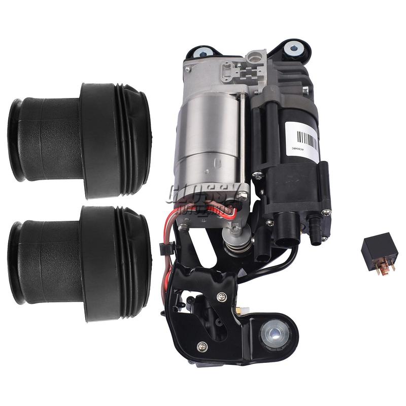AP03 3PCS Air Suspension Compressor w/ Valve Block+Air Spring for BMW X5 F15/F85 X6 F16 37126795013 37206875177