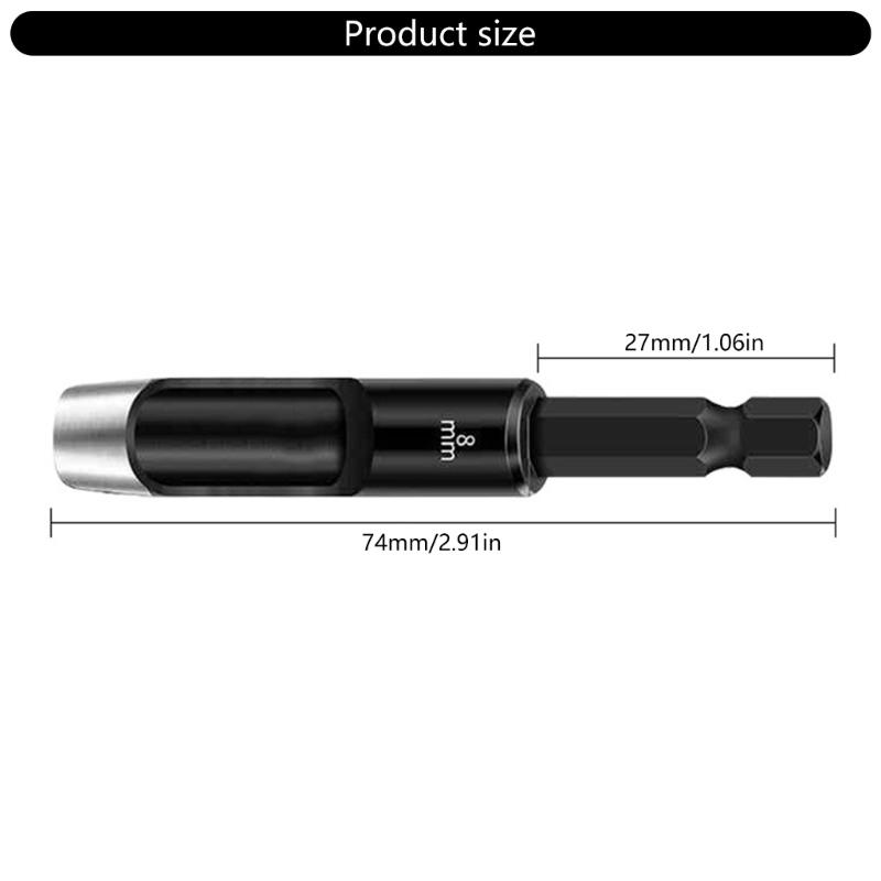 Sechskant-Adapter Elektrische Maschine Hohlstanzer Für Bohrer Pappe Leder Gürtel Kohlenstoffstahl Weiches Material Bohrer