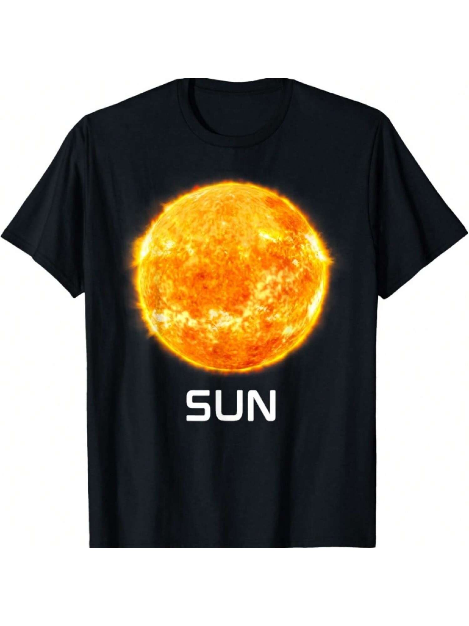 Solar System Planet Sun Outer Space T-Shirt S