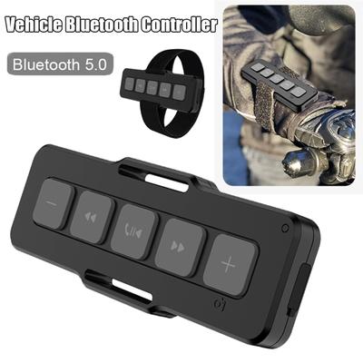 Wireless Bluetooth Motorcycle Bike Remote Controller Waterproof Bike Handlebar Media Controller Music Player For Car