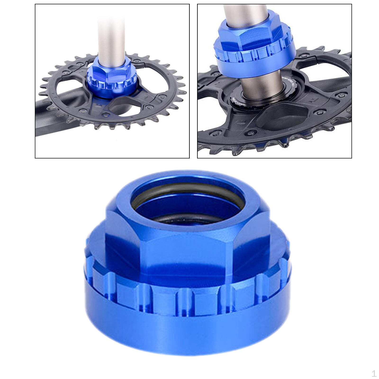 

12- Mount Chainring Adapter Rotor Removal Installation Tool Cycle for Blue