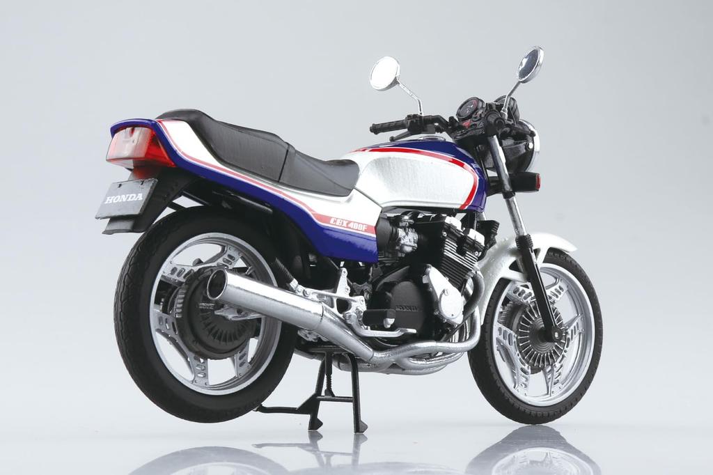Aoshima Bunka Kyozai Skynet 1/12 Масштаб Полный Мотоцикл Honda CBX400F Жемчужно-голубой/Конфетно-голубой