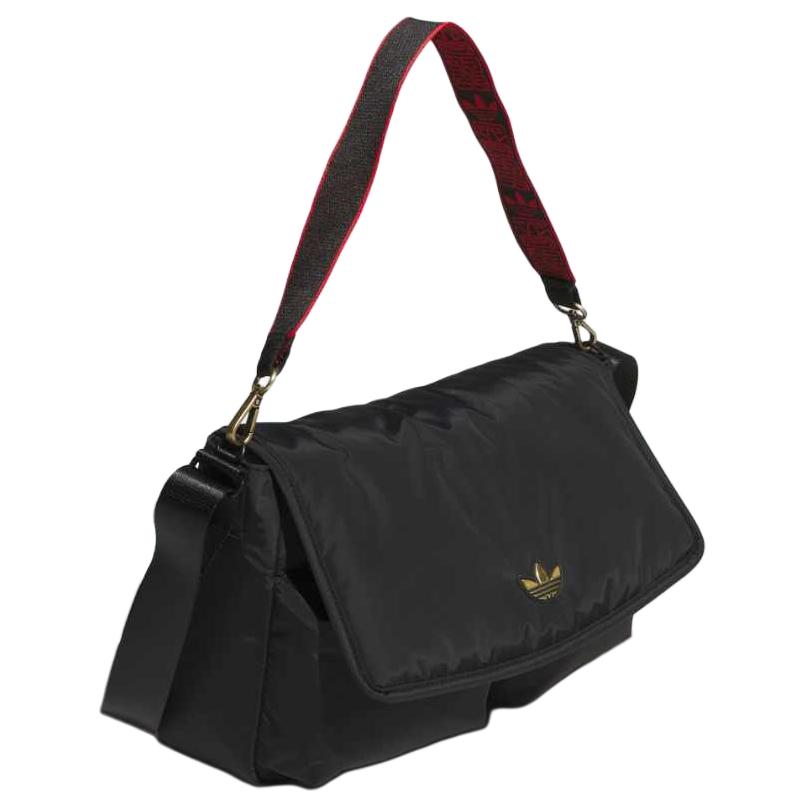 New Adidas Originals Recycled Polyester Messenger Bag Crossbody Bag Shoulder Bag Regular Unisex Black JL7592