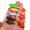 Zweifarbige künstliche Köder Angelköder Mini Softbaits Angelzubehör Swimbait Köder 7cm Wobbler Angelköder 5 Stück