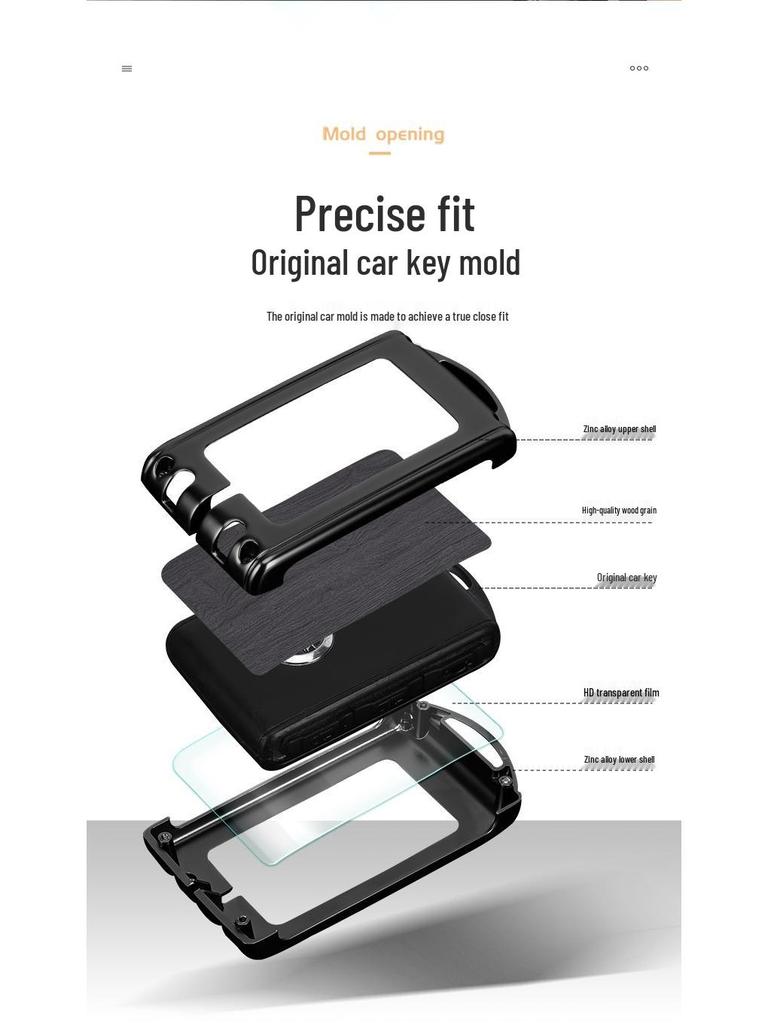 Polestar 2 Key Case Shell for Single/Dual Motor, Long Range - Unisex
