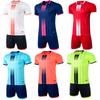 Maglia da Calcio Verde a Maniche Corte da Uomo Uniforme da Calcio Bianca per Adulti Set di Maglie Sportive da Calcio Blu Navy per Bambini Ragazzo