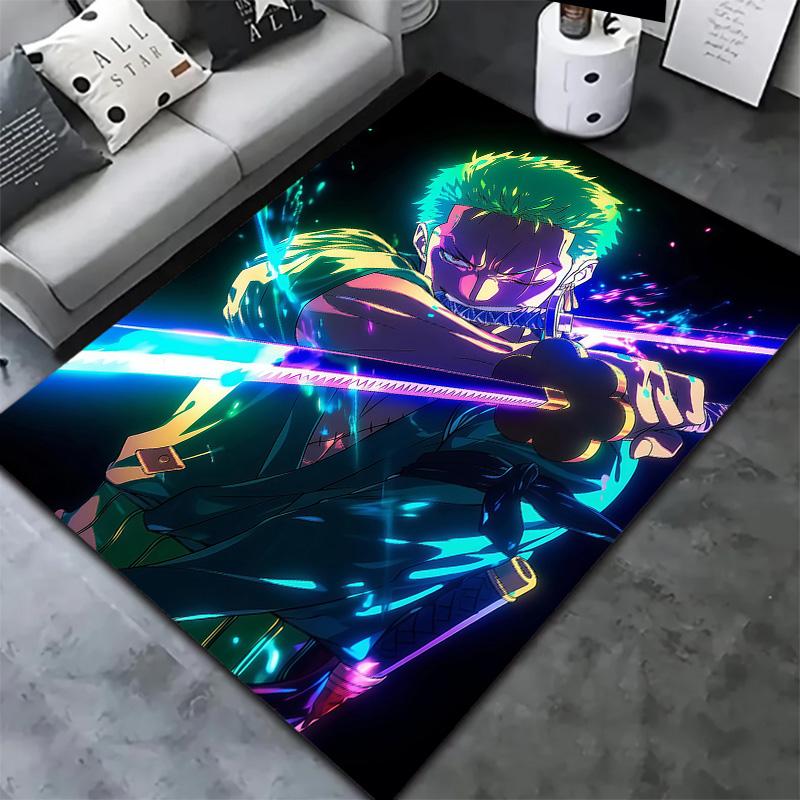 Roronoa Zoro Carpet Rug For Living Room Bedroom Home Sofa Decoration,kids Play Nonslip Floor Mat