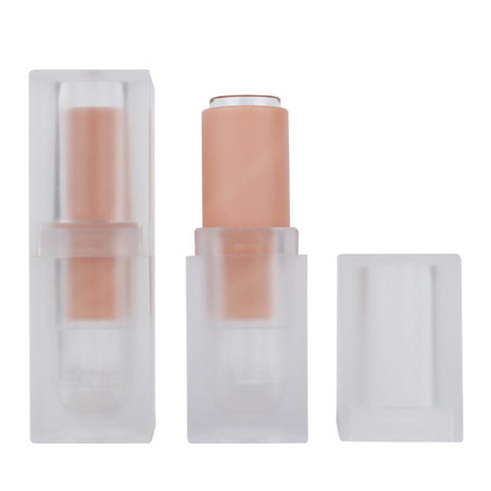 Crystal Cosmetic Refillable Containers Lip Balm Tube Square Lipstick Tube Empty Lipstick Bottles