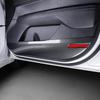 For Kia K3 2019-2026 Carbon Fiber 4PCS Door Anti Kick Panel Cover Trim Interior Mouldings Decoration Accessories