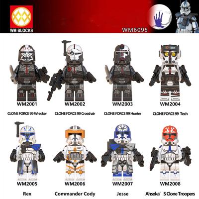 New! Lego Star Wars Minifigures Building Blocks Assembled Educational Toys Gifts For Kids