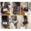 Soft leather mini Boston bag women's shoulder messenger bag
