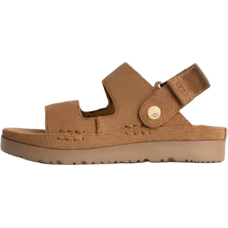 UGG Goldenstar Glide Comfortable Versatile Durable Low-Top Kids Sandals Kids sandals Brown 1166713K-CHE