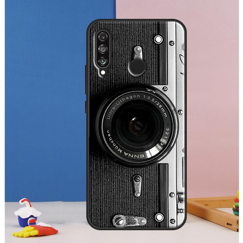 Retro Camera Vintage Case For Huawei Nova 12s 7i 8i 11i 12i 9 10 SE Y73 Y90 Y70 Y72 Y61 Y91 P30 P40 Lite P60 Pro