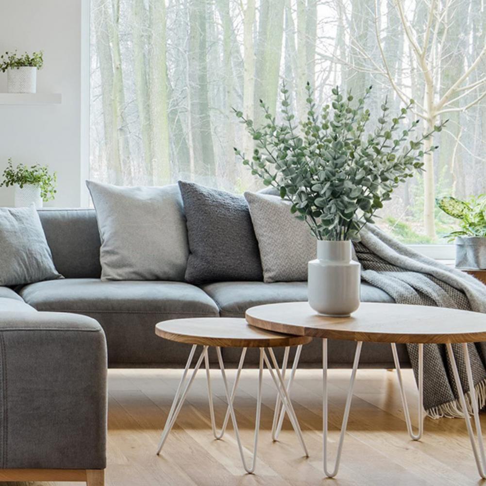 Artificial Leaves Green Plant Indoor Home Decor Silk Flower