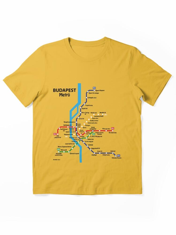 Metro BUDAPEST metro network Essential Unisex T-Shirt