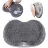 Shower Foot Scrubber, Wall Mounted Bath Massage Pad, Back Scrubber Back with Non Slip Suction Cups To Improve Circulation