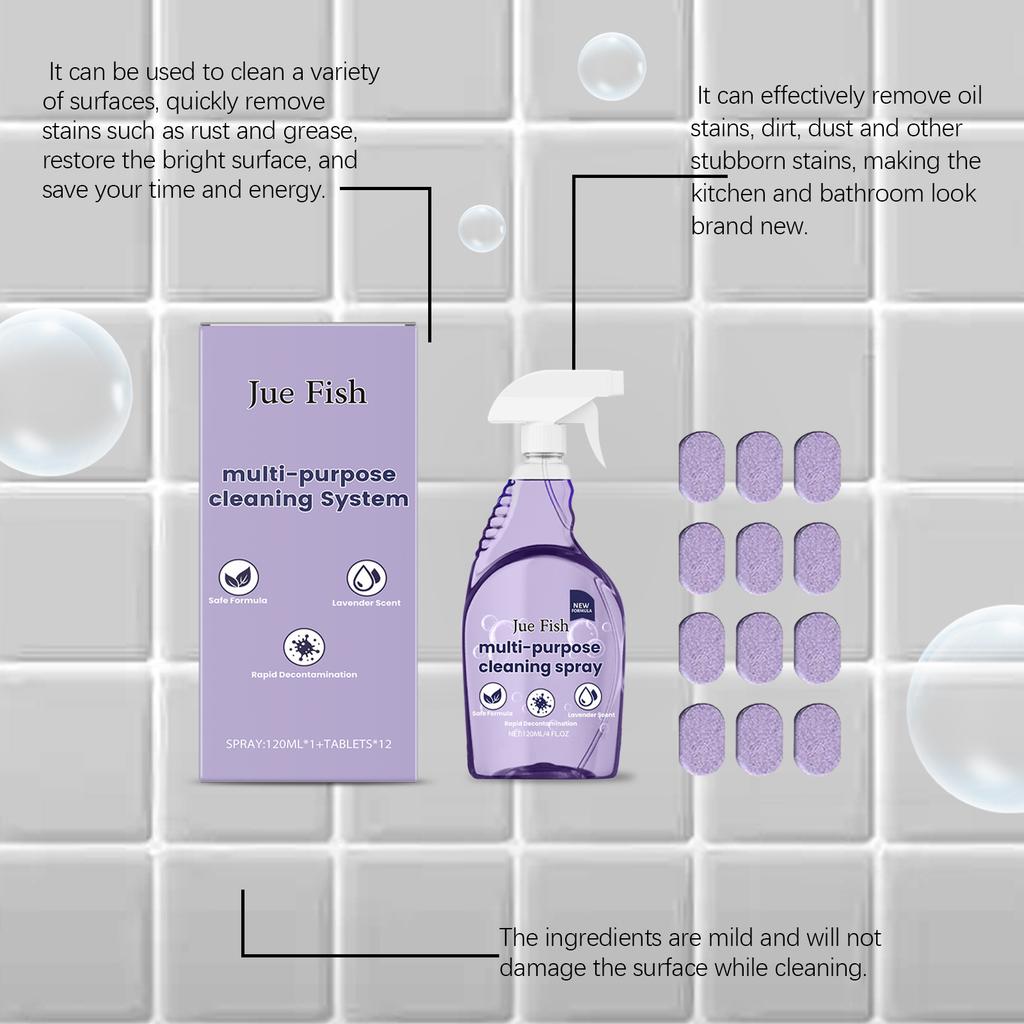 Multi Purpose Deep Cleaning, Degreasing, and Rust Remover for Kitchen Utensils, a Universal Cleaning Solution for All Materials