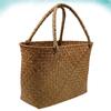 Handmade Woven Flower Basket S Size Sturdy Seagrass Storage Basket for Plant Pot Cover Laundry Picnic Market Bag