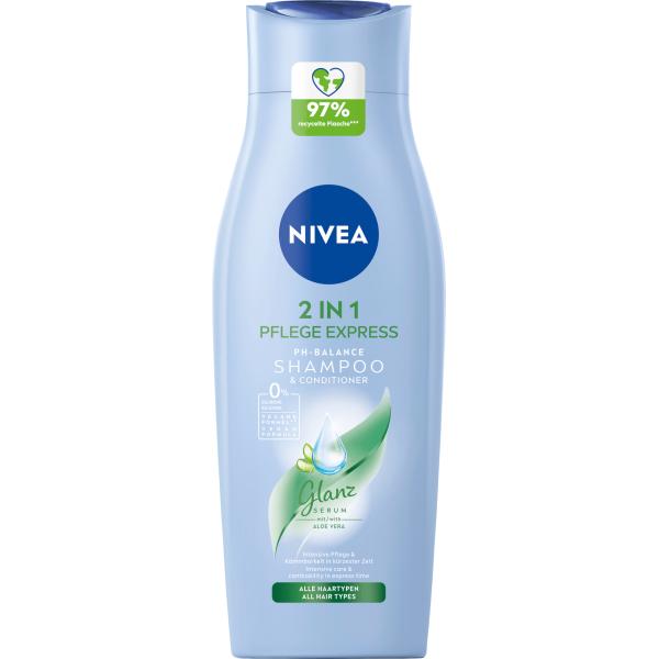 Nivea Shampoo Conditioner 2in1 Care Express 400ml