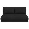 Adjustable Floor Chair Black Velvet