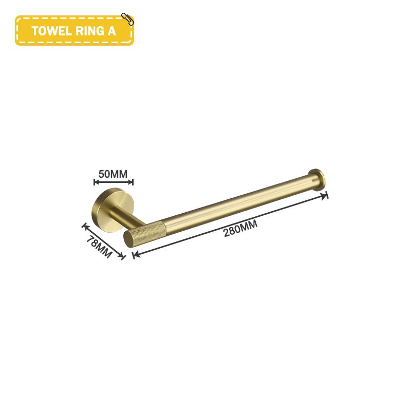 

Комплект фурнитуры для ванной комнаты из матового золота Держатель для полотенец Держатель для бумаги Крючок для халата Подстаканник Мыльница Туалетная щетка Аксессуары