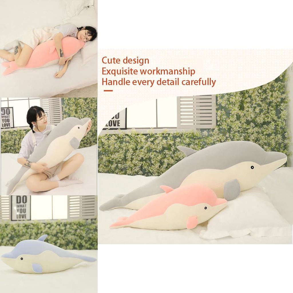 Adorable Dolphin Plush Toy Soft And Fluffy Ocean Animal For Kids And Adults