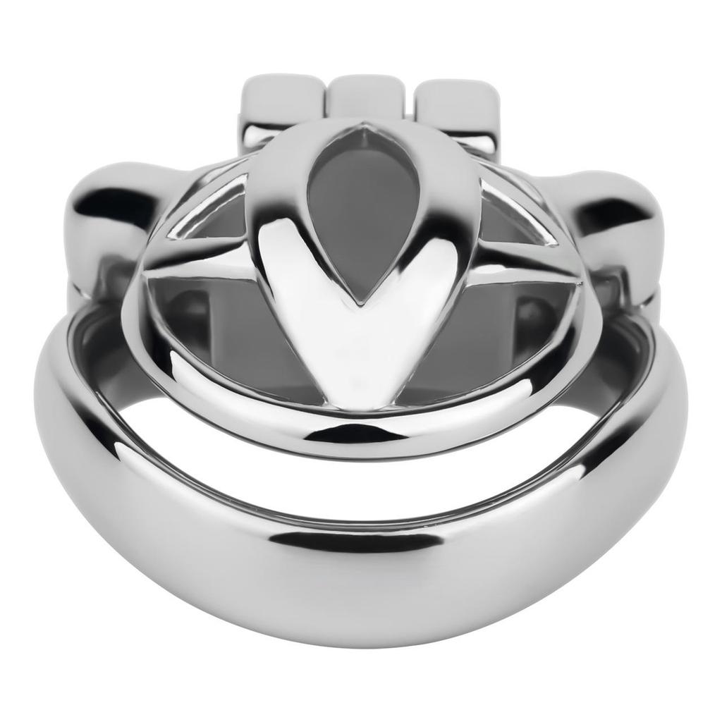 FRRK Men's Stainless Steel Cock Chastity Lock - Adult Toy