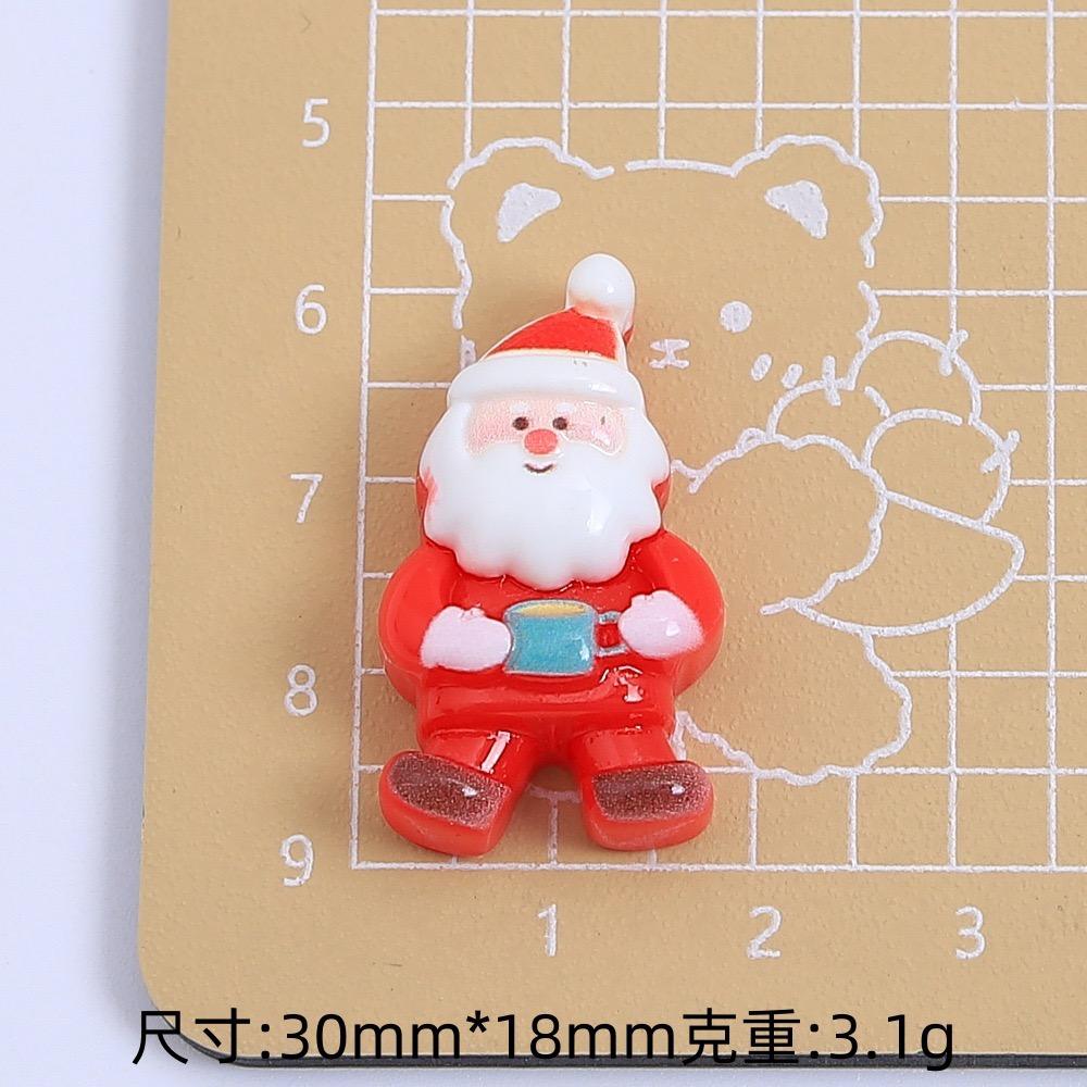 

5Pcs New Cute Christmas Collection Flat Back Resin Cabochons Scrapbooking DIY Jewelry Craft Decoration Accessories