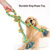Extra Large Dog Tug of War Rope Toy for Aggressive Chewers Medium Large Breed Giant Chew Rope Puppy Teething Toys Indestructible Tug Rope Durable