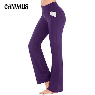 Neue Micro-Hose mit weitem Bein und hoher Taille für Damen, lässige Yogahose