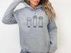 Autumn/Winter Women's Cat Paw Print Long Sleeve Hooded Sweatshirt