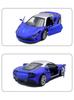 1:36 Детская игрушка Спортивный автомобиль Симуляция Сплав Модель автомобиля Оттяжка Дверь Украшение для торта