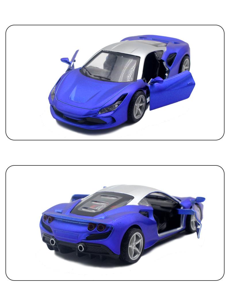 1:36 Kinderspielzeug Sportwagen Simulation Legierung Automodell Rückziehbare Tür Kuchenverzierung