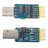 1pc 6-in-1 USB to TTL/RS485/RS232 Serial Converter Module CP2102- 3.3V/5V Dual Voltage