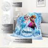 1pc Flannel Frozen Elsa and Anna Snowflake Throw Blanket - Great for bedding, sofa cover, gift, home