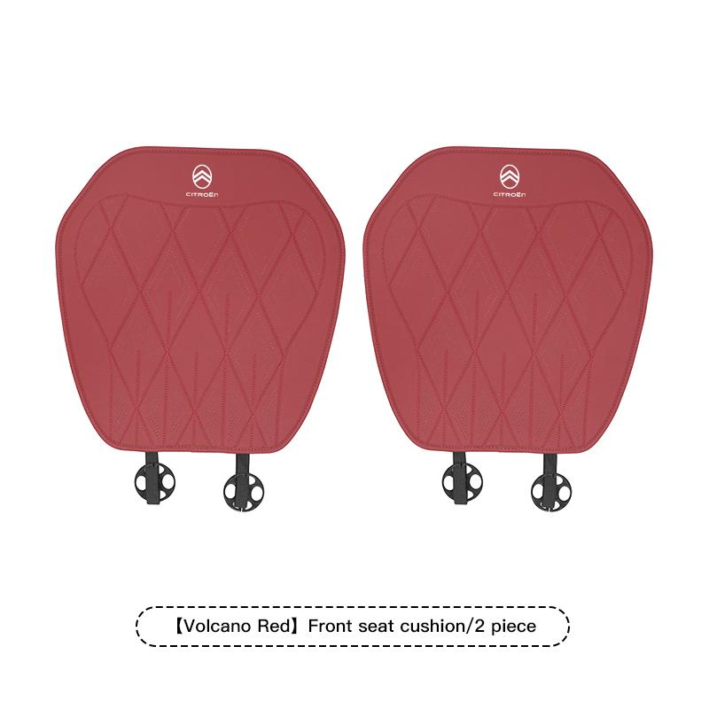 Soft Ventilate Car Seat Protection Pad Nappa Leather Accessories For Citroen C4 C3 C5 C5X e-C4 X e-C3 C-Elysee Berlingo C1 C6 C2