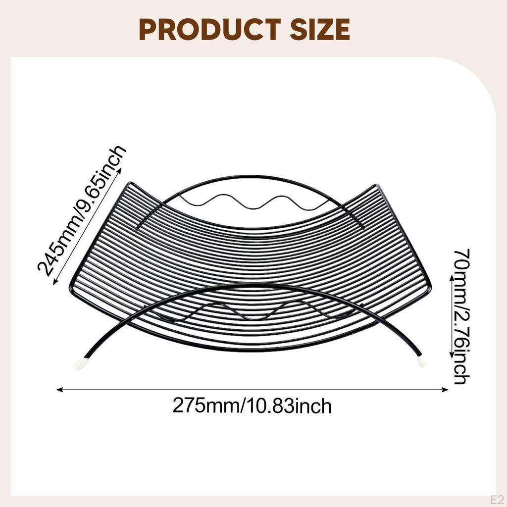 Fruit Basket Display Rack Desktop Sundries Organizer Modern Stand Holder Storage for