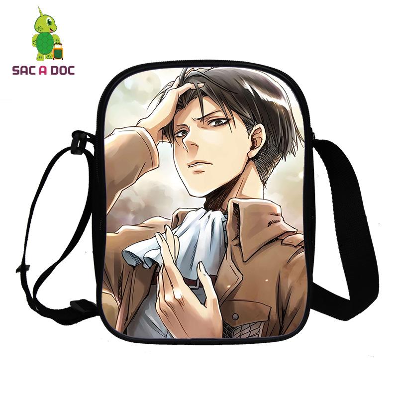 New Anime Attack on Titan Giant Shoulder Bag Full Color 3D Printed Messenger Bag