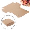 50pcs Kraft Paper Wrapping Box Multipurpose Household DIY Crafts Supplies for Festival Holiday Birthday Party Gift