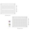 3D Magnetic Acrylic Weekly Plan Memo Message Board Erasable DIY Magnetic Refrigerator Sticker