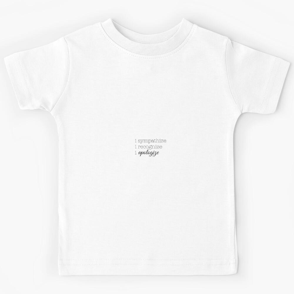 troye sivan the good side lyrics Kids T-Shirt 150